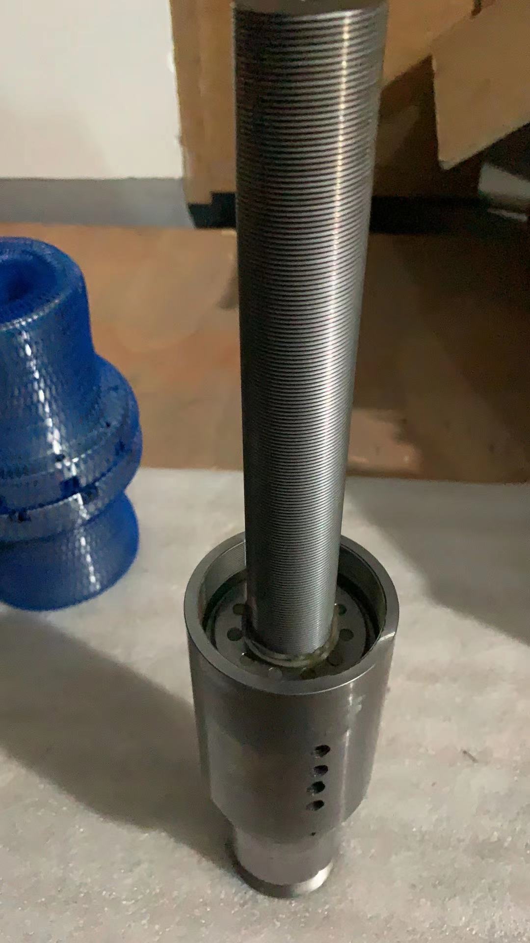 Top view of planetary ball screw